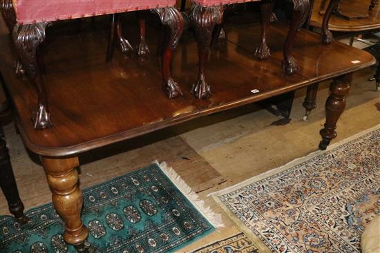 Mahogany dining table